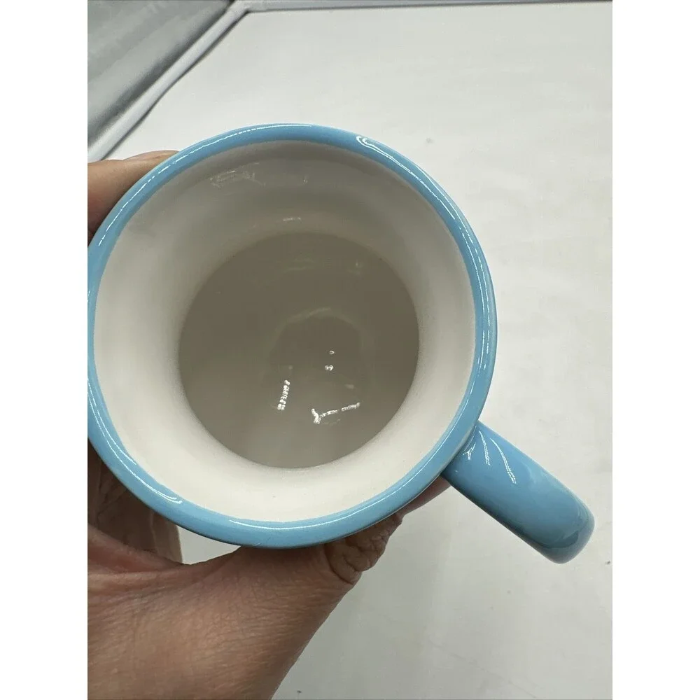 Retro Jonathan Adler Happy Home 2004 Ice Cream Parlour Bowl and Parfait Mug Blue